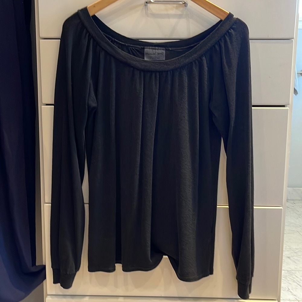 Michael Stars long sleeve black shirt.